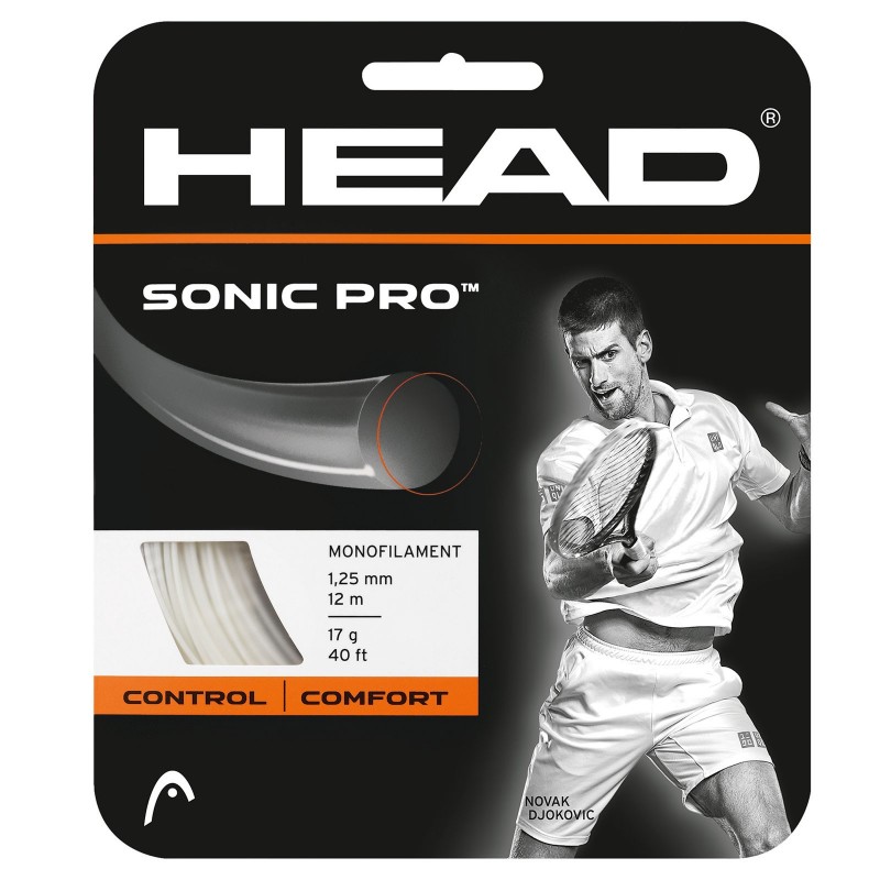 Head Sonic Pro 1.25 White Tennis String Set