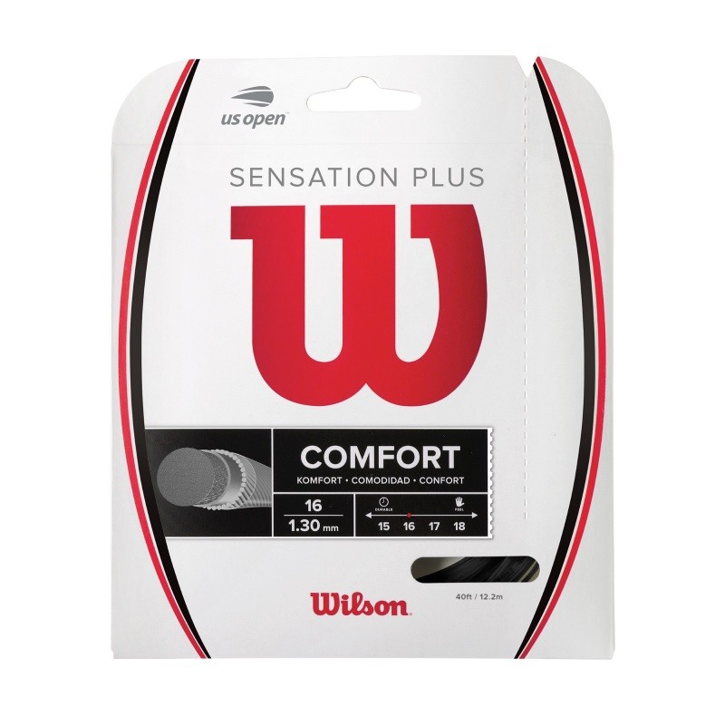 Wilson Sensation Plus Black 1.30 Tennis String