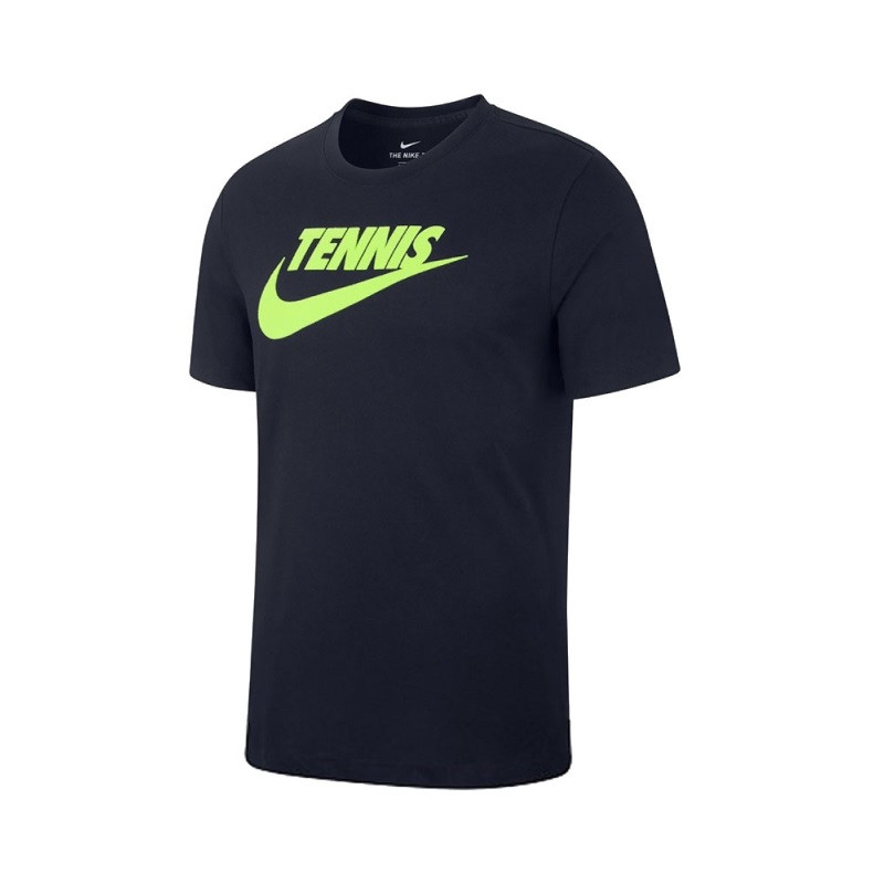 Mens Nike GFX Tennis T Shirt BLACK
