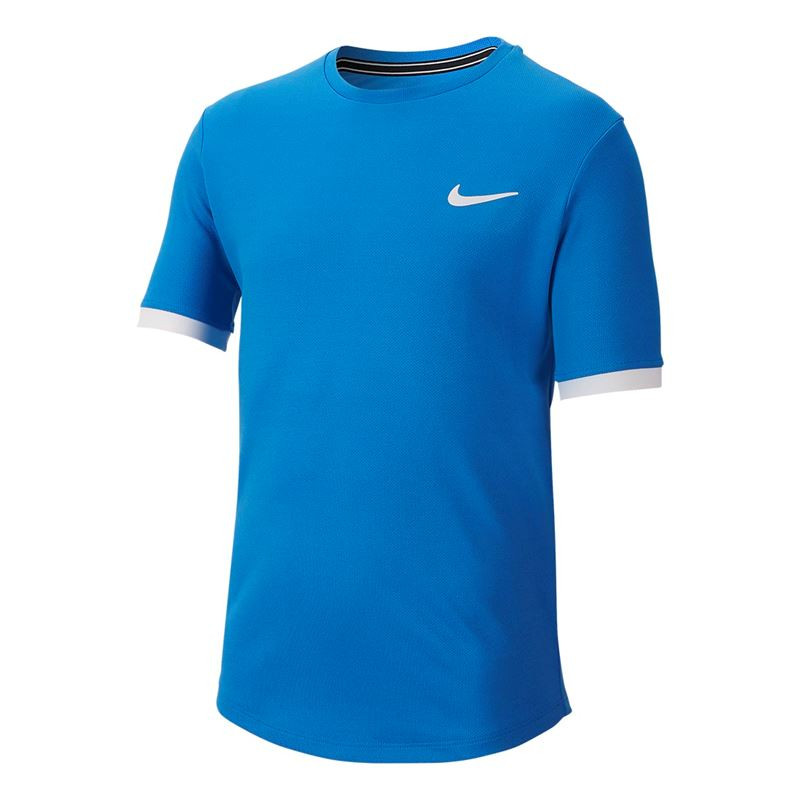 Boys Nike Top Dry T Shirt LIGHT BLUE