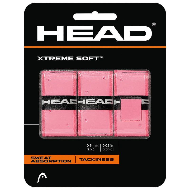 Head Xtreme Soft PINK Overgrip 3pcs