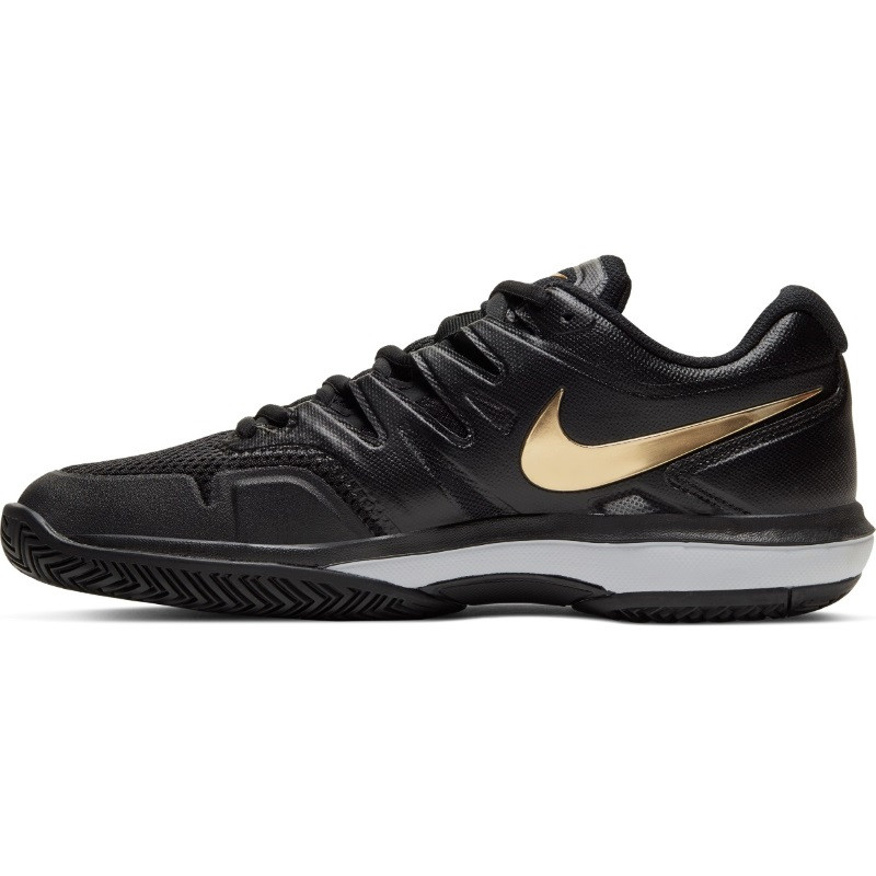 Nike Womens Air Zoom Vapor X Tennis Shoes Black/Gold