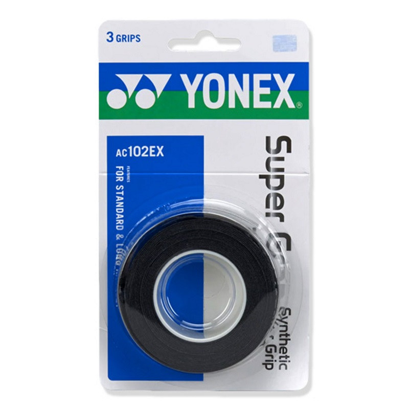 Yonex Super Grap BLACK -3 wraps Overgrip