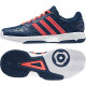 Adidas Juniors Barricade Club Blue/Red Tennis Shoe