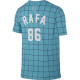 Mens Nike Rafa Crew 86 T Shirt Blue