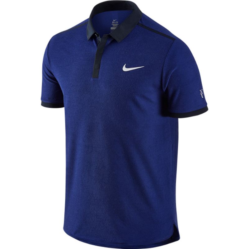 Mens Nike Advantage RF Polo Shirt Blue
