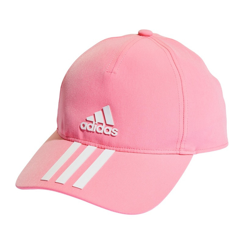 Adidas Juniors 3 Stripes Cap Pink