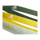 Adidas HAIRBAND 3 PACK Linen Green / Impact Yellow / Green Oxide HI5461