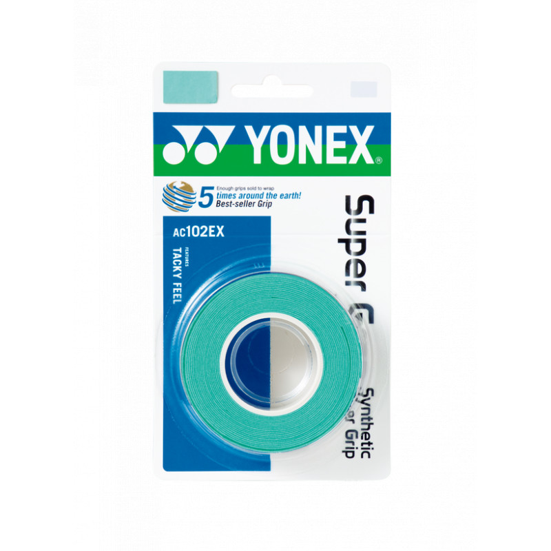 Yonex Super Grap GREEN -3 wraps Overgrip