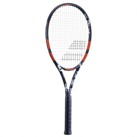 Babolat Evoke 105 Black Orange Tennis Racket Strung