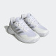 Womens Adidas GameCourt 2 Tennis Shoe Cloud White / Silver Metallic / Cloud White