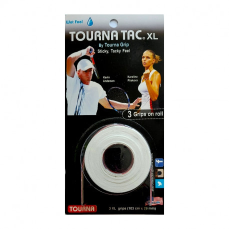 Tourna Tac XL 3 Grips WHITE