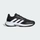 Adidas Mens Courtjam Control CLAY Tennis Shoe Core Black / Cloud White / Grey Four