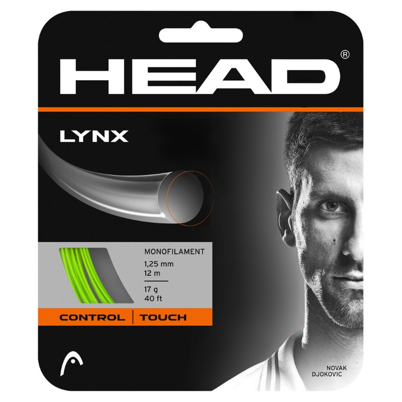 Head Lynx 1.25 Yellow  Tennis String Set