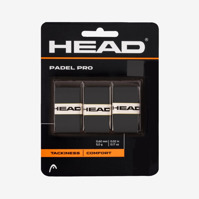 Head Padel Pro Regular 3X Black Overgrip