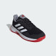 Adidas Mens Court Spec 2 Black/White/Scarlet Tennis Shoe