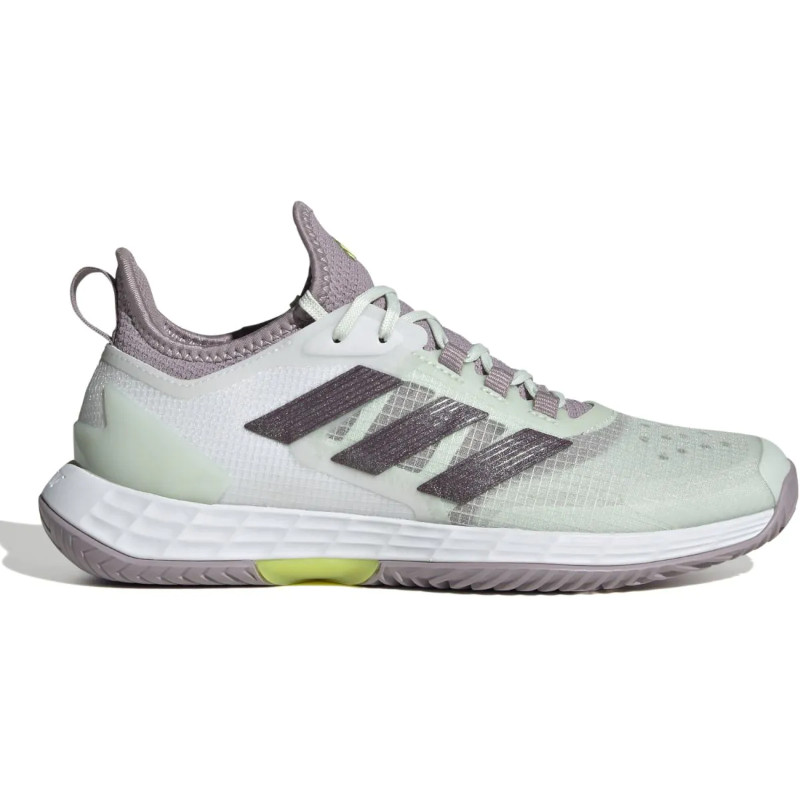 Adidas Womens Adizero Ubersonic 4.1Cloud White / Aurora Met. / Crystal Jade Tennis Shoe