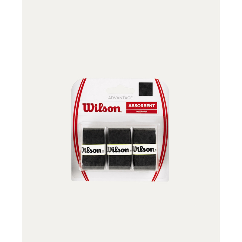 Wilson Advantage Overgrip Black 3 Pack