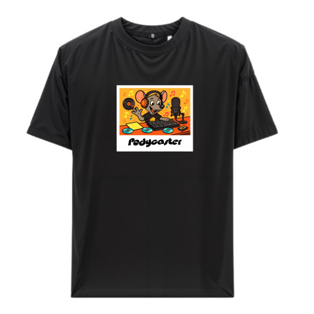 Podycaster T-Shirt Black
